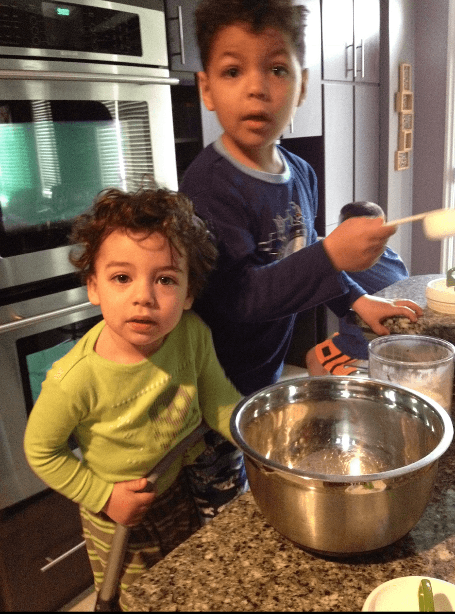 Cooking with kids, short term pain, long term gain.